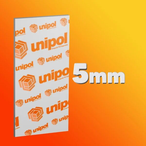 Pvc Expandido - 5 mm x 1,22 m x 2,44 m Unipol