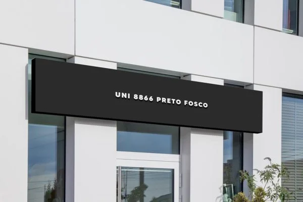 Chapa de Acm Unibond 8866 Preto Fosco 3mm 1.50m X 5.00m